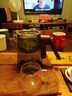 顶壶（DESKPOT）无杆玻璃内胆飘逸杯磁吸泡茶壶茶水分离懒人泡茶神器耐高温冲茶壶 磁吸滑动泡茶壶 透灰短嘴款 750ml 实拍图