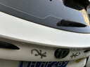 加厚实心汽车壁虎车贴金属贴纸3D立体车尾贴尾标遮划痕个性车身贴车装饰品壁虎 实心加厚壁虎（银色一对装） 实拍图