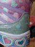 Skechers斯凯奇闪灯鞋童鞋儿童靴子女冬发光鞋保暖大童鞋302668L 实拍图