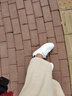 奥古狮登小白鞋女新款2025百搭舒适平底板鞋女韩版学生休闲女鞋子软底防滑 G801白黑【四季款】 40 实拍图