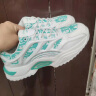 然奥鞋子男春秋季新款网面透气百搭休闲男鞋青少年软底跑步运动老爹鞋 YJ-2005白蓝色 41 实拍图