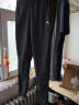 安踏男裤运动裤男秋冬季新款针织透气直筒裤子户外休闲跑步长裤卫裤男 （夏季冰丝梭织速干）基础黑 M /170 适合120-130斤 实拍图