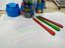 马培德Maped 塑料蜡笔24色筒装 儿童不脏手安全无味蜡笔无毒幼儿园彩笔涂鸦绘画画笔套装开学礼物862424CH 实拍图