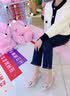 DAPHNE达芙妮高跟鞋女细跟单鞋婚鞋夏季新款气质优雅工作宴会伴娘鞋 米色  5.5cm 36 标准码 实拍图