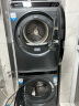 海尔（Haier）精华洗洗烘套装 10KG超薄大筒径滚筒洗衣机+热泵烘干机家用 晶彩触控屏 烘被除潮湿 MATESL59S+59 实拍图