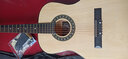 雅萨特奥（YASATEAO)单板民谣吉他38寸初学者吉他新手入门吉它学生乐器  38寸圆角（原木色）+礼包 实拍图