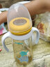 爱宝熊 适配贝亲奶瓶配件盖宽口径贝亲奶瓶配件圈旋盖盖子储物盖 黄色中间环（第二代奶瓶适配） 实拍图