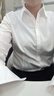 雅戈尔（YOUNGOR）长袖衬衫女素色DP免烫衬衫纯棉面料舒适抗皱平整易打理 VLDP10171BFW白色 38 实拍图
