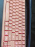 森松尼（sunsonny） 七色发光机械手感键盘鼠标套装游戏发光笔记本电脑有线键鼠办公女生网红外设 樱花粉（七色光） 实拍图