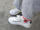 回力男鞋帆布鞋春秋季板鞋经典休闲鞋低帮系带小白鞋女情侣学生鞋子男 白色709T 34 实拍图