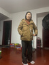 雪中飞羽绒服女士春季连帽保暖防寒加厚高充绒休闲舒适百搭外套羽绒衣 棕色 M (160) 实拍图