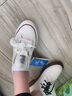 回力帆布鞋女2025秋冬新款情侣款男女鞋系带平底鞋学生休闲鞋布鞋子女 白色（低帮） 39 实拍图