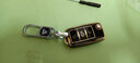 亿航成大众钥匙套宝来速腾探岳高尔夫捷达polo途观L凌度车朗逸钥匙包扣 大众A款【曜石黑+金属扣】 实拍图