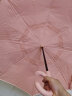 左都（ZUODU） 长柄雨伞反向伞半自动加大双人晴雨两用大号晴雨伞雨具直杆男 淡雅红反向伞 晒单实拍图