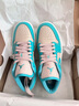耐克（NIKE）AIR JORDAN 1 LOW AJ1 女子运动鞋刺绣板鞋 DC0774-131 36.5 实拍图