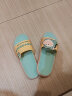 安尚芬拖鞋男女士夏季踩屎感居家卡通可爱舒适软底防滑沙滩浴室凉拖鞋夏 绿色 38-39 适合37-38（内长245MM） 实拍图