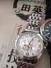 积优（JEAYOU）代用天梭浪琴表带钢带男士手表链天梭力洛克汉密尔顿阿玛尼卡西欧依波西铁城美度不锈钢表带 七珠钢带-银色 22mm 实拍图