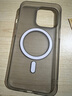 宝茹（BAORU） 苹果手机壳透明磁吸镜头全包软边气囊防摔强磁高透手机套保护套男女款 magsafe晶钻磨砂【透黑色】 iphone 13 pro 实拍图