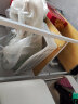 YAMADA日本制橱柜收纳筐带滑轮冰箱零食收纳篮下水槽滑轮储物篮 浅型带孔-无标签纸-3个装（灰轮） 晒单实拍图