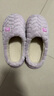 暖之缘冬天棉拖鞋男保暖毛绒室内居家软底防滑厚底简约情侣踩屎感拖鞋女 紫色 38-39 实拍图