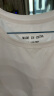幻黛短袖t恤女夏季女装棉白色打底衫品牌纯色女士短袖新款印花白t恤女 白色款-圆领 L【建议100-110斤】 实拍图
