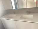 科勒（KOHLER） 台盆脸盆陶瓷盆台下盆线下门店款卡斯登方形台盆 20413T+齐悦龙头+角阀 实拍图