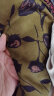 帕罗（PALUOPO）23姆米重磅真丝连衣裙女裙子2024夏季新款短袖衬衫裙国风香云纱 橄榄绿夹花 L(165/88A) 晒单实拍图