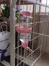 hoopet狗狗喝水器挂式水壶水瓶水嘴喂水神器小狗猫咪宠物用品悬挂式不湿 圆形宠物饮水器473ml(粉） 实拍图