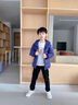 雅鹿2025新款加厚儿童羽绒服短款男童女童宝宝大童面包服学生冬季外套 藏青【可脱卸袖】 130 实拍图