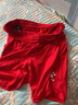 KELME/卡尔美运动短裤男足球比赛训练快干短裤夏季跑步透气五分裤子 红色 2XL 185 实拍图