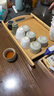 瓷牌茗茶具 汝窑自动茶具套装陶瓷石磨懒人泡茶神器家用防烫功夫茶具整套 米黄汝窑自动茶具 7头 实拍图