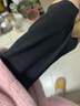 华婷露（Huatinglu）阳离子保暖内衣女套装美体百搭打底衫纯色修身秋衣秋裤塑身无痕 【圆领上衣+长裤】简约黑 L（适合100-115斤） 实拍图