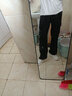 卡图弛美式高街工装裤男春秋季宽松潮流直筒阔腿韩版运动休闲长裤子男装 军绿色+黑色 2XL 【建议140-160斤】 实拍图