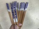 唐宗筷 印花天然竹筷子10双装 家用家庭餐具套装 日式印花筷C1080 实拍图