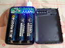 德力普（Delipow）18650锂电池 大容量3.7v-4.2v通用充电锂电池套装适用于强光手电筒/小风扇/麦克风/头灯/航模 12775mWh【3节】 平头款【适用弹簧电池槽】 实拍图