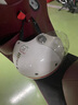 BEON摩托车头盔电动车3C认证男女四季儿童轻便半盔安全帽个性夏季透气 乳白红白绿/76号意大利 L 实拍图
