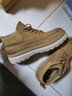 他她商场同款短靴男靴工装鞋真皮加绒厚底马丁靴秋冬VEL01DD3 土黄（单里） 41 实拍图
