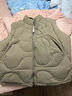 adidas 600蓬拒水防风保暖宽松鸭绒羽绒马甲男阿迪达斯官方轻运动 卵石银灰   2XL   实拍图