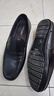 金利来（Goldlion）男鞋一脚蹬豆豆鞋舒适乐福鞋商务休闲皮鞋57101035001A-黑色-42码 实拍图