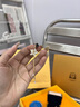 纪诗哲正品流苏花朵耳环女长款耳坠高档耳饰品生日母亲节礼物送妈妈母亲 花朵金色耳环【免费刻字】 实拍图