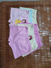 Mawcha 儿童内裤女童内裤精梳棉平角短裤柔软舒适宝宝小孩内裤卡通6条装 颜色图案混色6条装 130 (8-9岁)130/57 实拍图