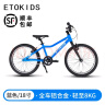 ETOKIDS出口日本轻便儿童自行车男女少儿童减震5-10岁小学生山地车学生车 冰蓝 18寸 蓝色 实拍图