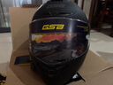 GSB摩托车头盔冬季防冻保暖男女盔3C电动车摩托车通勤竞速头盔gsb361 哑黑配透明镜片+顺丰快递 XL（建议57-58头围） 实拍图