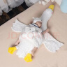 Evich新生婴儿大白鹅排气枕头宝宝趴睡飞机抱缓解肠绞痛胀气安抚 大白鹅安抚枕 1米+绑带 晒单实拍图