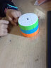 奇艺3阶镜面金字塔魔方三阶异形斜转枫叶SQ1风火轮学生儿童益智玩具 圆柱彩色+教程和网袋 实拍图