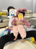 papa爬爬秋冬季男女宝宝动物爬服连体衣加厚抱抱绒保暖婴儿哈衣 小兔宝宝 80cm 实拍图