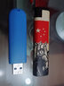 威刚（ADATA）U盘 UV128系列 USB3.2伸缩接口系统车载音箱办公存储优盘 UV128【黑蓝】 128GB 实拍图