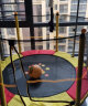 迪步（DIBU）蹦蹦床儿童家用蹦床室内成人运动健身弹跳床 1.4米 直径带单杠吊床沙袋/黄外罩 实拍图