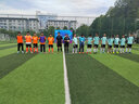 KELME /卡尔美定制足球服男套装比赛透气短袖V领组队服印字印号球衣 8351ZB1085荧光橙 L 实拍图