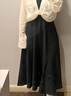 伊芙丽（eifini）伊芙丽分割显瘦高级感气质百搭吊带裙2024秋装新款简约茶歇裙子 黑色 S 80-105斤 实拍图